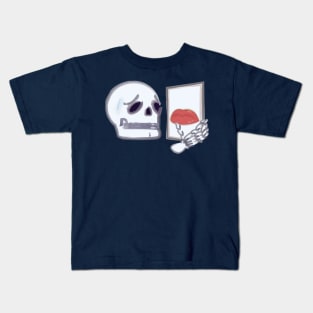 Skeleton Misses Lips Kids T-Shirt